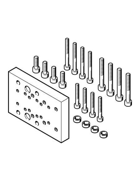 DHAA-D-L-25-G7-12 Zespół adaptera | Mechanika Przemysłowa | Sklep Eshop Dopak