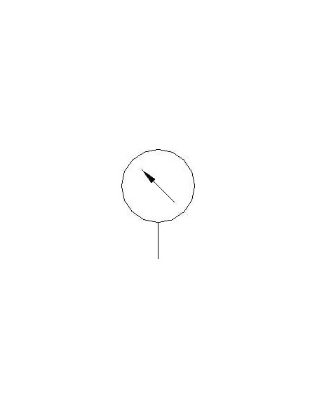 PAGN-40-1.6M-P10 Manometr | Pneumatyka | Eshop Dopak | Wszystko dla Przemysłu