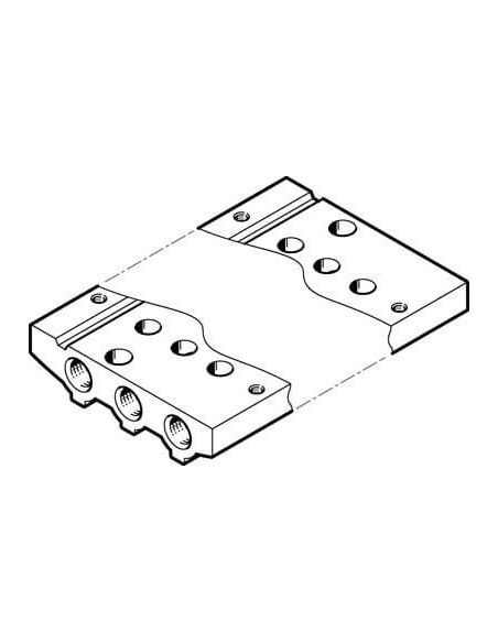 VABM-L1-10AS-M5-7 Listwa przyłączeniowa | Pneumatyka | Eshop Dopak | Wszystko dla Przemysłu