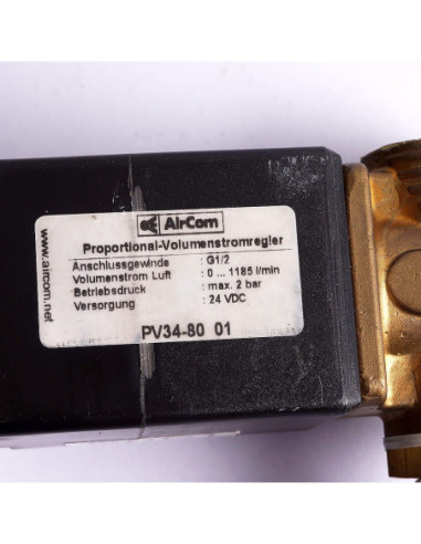 Zawór sterujący przepływem, PV34-80, AirCom | Pneumatyka | Eshop Dopak | Wszystko dla Przemysłu