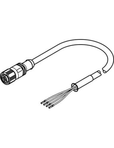 NEBM-M12G4-RS-15-N-LE4 Kabel silnika | Automatyka | Eshop Dopak | Wszystko dla Przemysłu