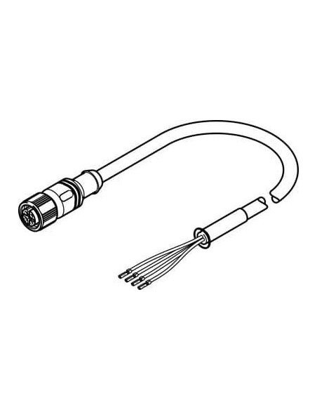 NEBM-M12G4-RS-15-N-LE4 Kabel silnika | Automatyka | Eshop Dopak | Wszystko dla Przemysłu