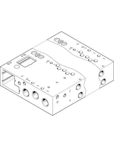 VABM-L1-14W-G14-20-GR Listwa przyłączeniowa | Pneumatyka | Eshop Dopak | Wszystko dla Przemysłu