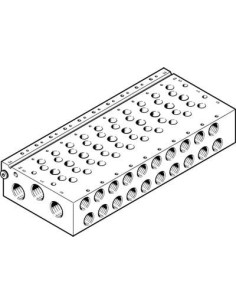 VABM-L1-18W-G38-4 Listwa przyłączeniowa | Pneumatyka | Eshop Dopak | Wszystko dla Przemysłu