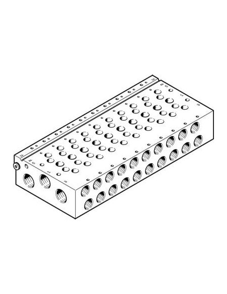 VABM-L1-18W-G38-5 Listwa przyłączeniowa | Pneumatyka | Eshop Dopak | Wszystko dla Przemysłu