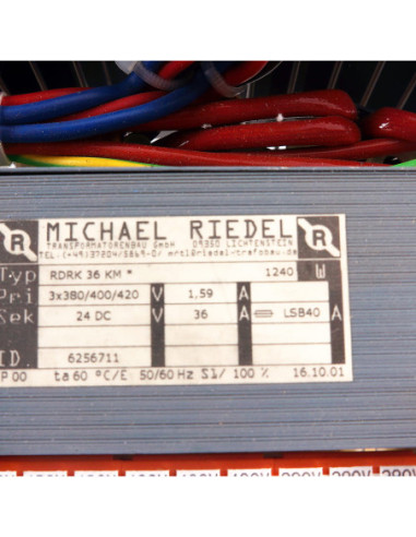 Transformator 24 DC, TYP RDRK 36 KM, MICHAEL RIEDEL | Elektryka | Eshop Dopak | Wszystko dla Przemysłu