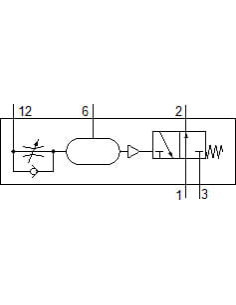 VZO-3-PK-3 Zawór opóźniający czasowy | Hydraulika | Eshop Dopak | Wszystko dla Przemysłu 2