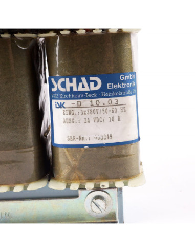 Transformator 24 VDC/10 A, ISK-D 10.03, SCHAD | Elektryka | Eshop Dopak | Wszystko dla Przemysłu