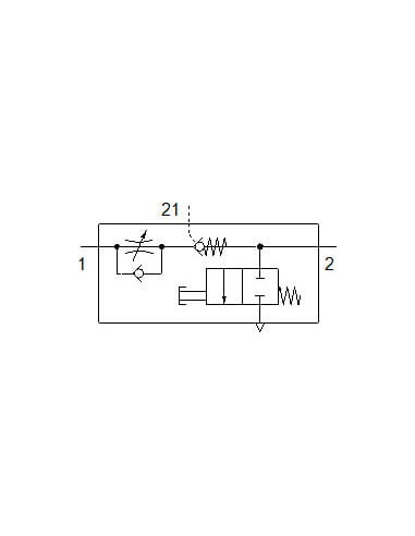 VFOF-LE-BAH-G18-Q6 Zawór dławiąco-zwrotny | Hydraulika | Eshop Dopak | Wszystko dla Przemysłu