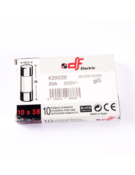 Bezpiecznik topikowy 20A, 420020, DF ELECTRIC | Elektryka | Eshop Dopak | Wszystko dla Przemysłu