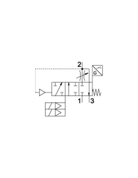 MS6-SV-1/2-D-10V24-2M8 Zawór wolnego startu/szybki ego odpowietrzenia | Pneumatyka | Eshop Dopak | Wszystko dla Przemysłu