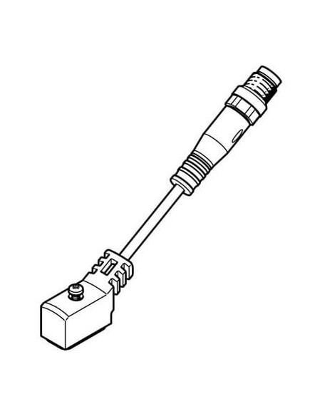 NEBV-Z4WA2L-P-E-0.5-N-M8G3-S1 Kabel łączący | Przewody i Złącza | Eshop Dopak | Wszystko dla Przemysłu