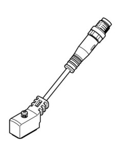 NEBV-Z4WA2L-P-E-2.5-N-M8G3-S1 Kabel łączący | Przewody i Złącza | Eshop Dopak | Wszystko dla Przemysłu