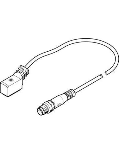 NEBV-Z4WA2L-R-E-0.5-N-M8G3-S1 Kabel łączący | Przewody i Złącza | Eshop Dopak | Wszystko dla Przemysłu