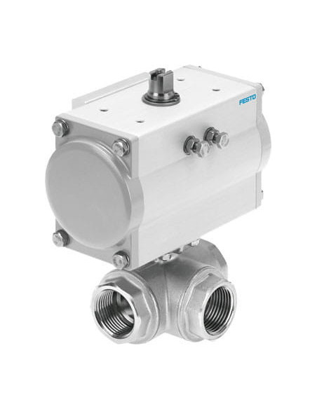 VZBM-A-1"-RP-25-F-3L-B2-PA20 Zawór kulowy z napę dem | Pneumatyka | Eshop Dopak | Wszystko dla Przemysłu