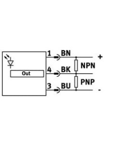 SOOD-BS-L-PN-80 Czujnik optyczny odbiciowy | Automatyka | Eshop Dopak | Wszystko dla Przemysłu 2