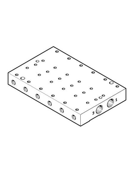 VABM-P7-18MB-G18-M5-6 Listwa przyłączeniowa | Pneumatyka | Eshop Dopak | Wszystko dla Przemysłu