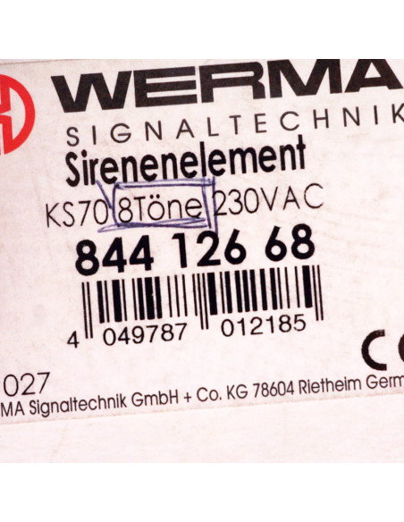 Moduł syreny, 844 126 68, WERMA | Elektronika | Eshop Dopak | Wszystko dla Przemysłu