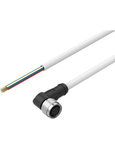 NEBC-M12W8-E-5-N-B-LE8 Kabel łączący | Przewody i Złącza | Eshop Dopak | Wszystko dla Przemysłu