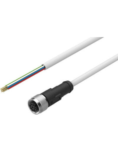 NEBC-M12G8-E-10-N-B-LE8 Kabel łączący | Przewody i Złącza | Eshop Dopak | Wszystko dla Przemysłu