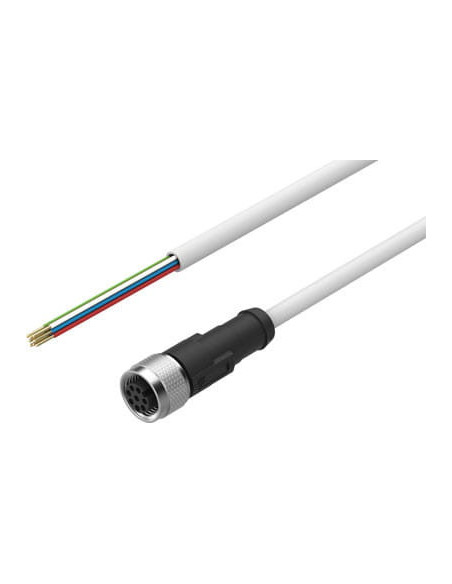 NEBC-M12G8-E-10-N-B-LE8 Kabel łączący | Przewody i Złącza | Eshop Dopak | Wszystko dla Przemysłu