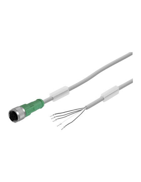 NEBS-M12G5-ES-15-LE5 Kabel łączący | Przewody i Złącza | Eshop Dopak | Wszystko dla Przemysłu
