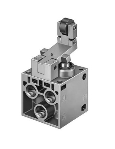 L-5-1/4-B Zawór dźwigniowy z rolką uchylną | Pneumatyka | Eshop Dopak | Wszystko dla Przemysłu