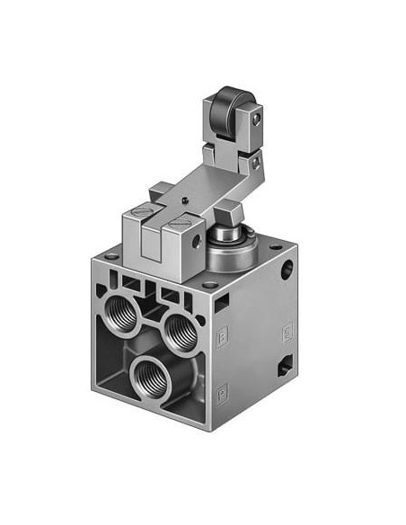 L-5-1/4-B Zawór dźwigniowy z rolką uchylną | Pneumatyka | Eshop Dopak | Wszystko dla Przemysłu