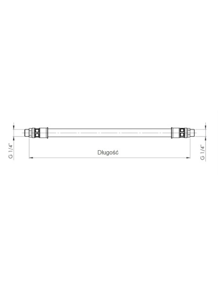 Plastyczny wąż umożliwiający formowanie G 1/4, 200 mm, zewnętrzny/zewnętrzny, PVC/PES | Pneumatyka | Eshop Dopak | Wszystko dla 