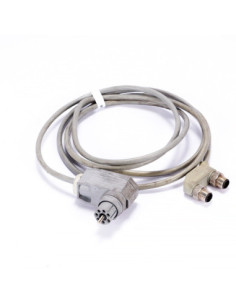Kabel wtykowy podwójne złącze DIN, 5 PINów męskie SIEMENS, oraz złącze napięciowe żeńskie HIRSCHMAN 2,1M, 6GT2091-1CH20 | Przewo