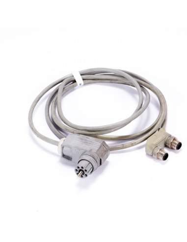 Kabel wtykowy podwójne złącze DIN, 5 PINów męskie SIEMENS, oraz złącze napięciowe żeńskie HIRSCHMAN 2,1M, 6GT2091-1CH20 | Przewo