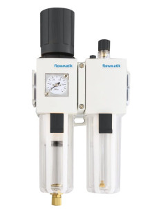 Blok przygotowania powietrza G 1/2 GW do 10 bar, regulacja 1,5-9 bar, 5 um, spust automatyczny | Pneumatyka | Eshop Dopak | Wszy