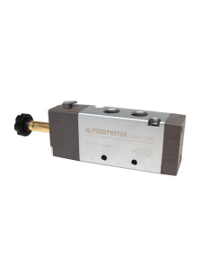 Elektrozawór pneumatyczny rozdzielający 5/2 G 1/4 monostabilny (sprężyna pneumatyczna), Flowmatik | Pneumatyka | Eshop Dopak | W
