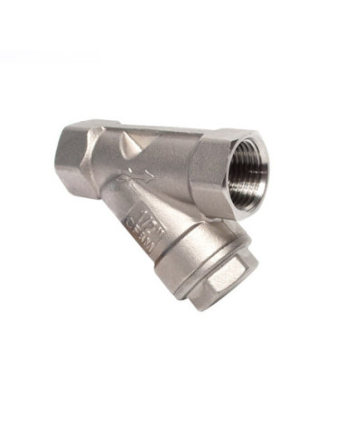 Filtr siatkowy skośny gwintowany Flowmatik G 1 1/2 GW PN16, stal nierdzewna 316 | Hydraulika | Eshop Dopak | Wszystko dla Przemy