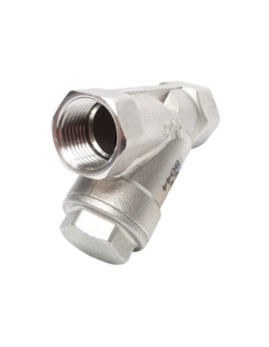 Filtr siatkowy skośny gwintowany Flowmatik G 1 1/2 GW PN16, stal nierdzewna 316 | Hydraulika | Eshop Dopak | Wszystko dla Przemy