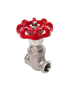Zawór zasuwowy gwintowany Flowmatik G 1 1/4 GW PN16, nierdzewny 316, PTFE | Hydraulika | Eshop Dopak | Wszystko dla Przemysłu 2