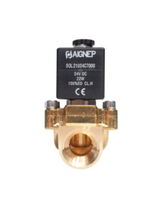 Zawór elektromagnetyczny membranowy 2/2 NC, G 1, EPDM, 0-12 bar, DN25, 24V DC, normalnie zamknięty | Automatyka | Eshop Dopak |  2