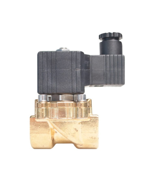 Zawór elektromagnetyczny membranowy 2/2 NC, G 3/8, FKM, 0-18 bar, DN14, 220V AC, normalnie zamknięty | Automatyka | Eshop Dopak 