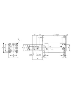 Siłownik pneumatyczny ISO15552/6431 D50x100 z amortyzacją pneumatyczną MM | Pneumatyka | Eshop Dopak | Wszystko dla Przemysłu 2