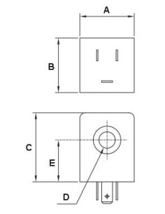 Cewka 30x30 mm 230V AC, 5VA | Pneumatyka | Eshop Dopak | Wszystko dla Przemysłu 2