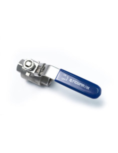 Zawór kulowy gwintowany Flowmatik R 1 GW PN63, 2-elementowy z blokadą, stal nierdzewna 316, PTFE | Hydraulika | Eshop Dopak | Ws 2