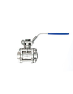 Zawór kulowy do wspawania Flowmatik BW 1 PN63, 3-elementowy PTFE 316 z płytą ISO5211 z blokadą | Hydraulika | Eshop Dopak | Wszy 2