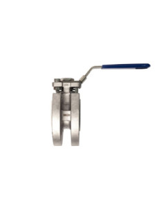 Zawór kulowy międzykołnierzowy Flowmatik DN15 nierdzewny 316, PTFE, z płytą ISO5211, z blokadą | Hydraulika | Eshop Dopak | Wszy