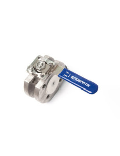 Zawór kulowy międzykołnierzowy Flowmatik DN25 nierdzewny 316, PTFE, z płytą ISO5211, z blokadą | Hydraulika | Eshop Dopak | Wszy 2