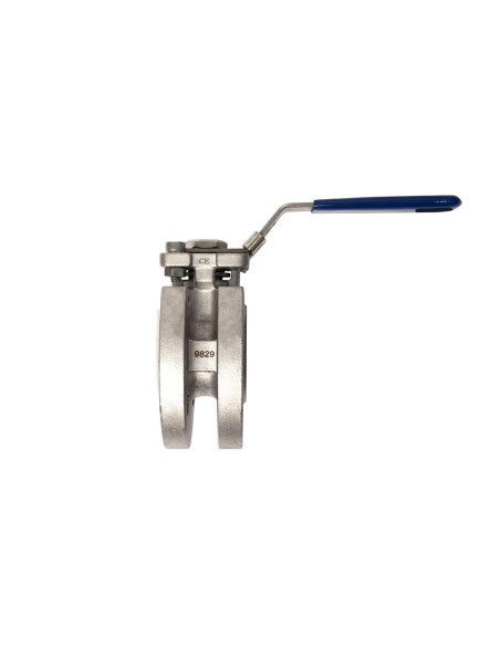 Zawór kulowy międzykołnierzowy Flowmatik DN32 nierdzewny 316, PTFE, z płytą ISO5211, z blokadą | Hydraulika | Eshop Dopak | Wszy