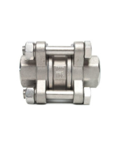 Zawór zwrotny gwintowany prosty Flowmatik R 1/2 GW PN16, 3-elementowy nierdzewny 316, PTFE | Hydraulika | Eshop Dopak | Wszystko 2
