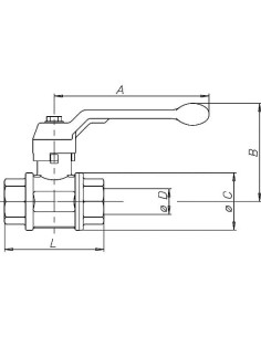 Zawór kulowy TOTAL R 3/8 GW PN100, mosiądz niklowany, MOP5 | Hydraulika | Eshop Dopak | Wszystko dla Przemysłu 2