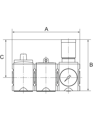 Blok PSP - ZK ZPS R G1 seria Futura | Pneumatyka | Eshop Dopak | Wszystko dla Przemysłu