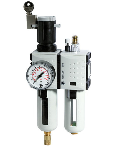 Blok przygotowania powietrza G 1/4 GW do 16 bar, regulacja 0,5 - 8 bar, 5 um, Futura | Pneumatyka | Eshop Dopak | Wszystko dla P