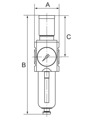 Filtroreduktor G 3/4 GW do 16 bar, regulacja 0,5-8 bar, Futura | Pneumatyka | Eshop Dopak | Wszystko dla Przemysłu